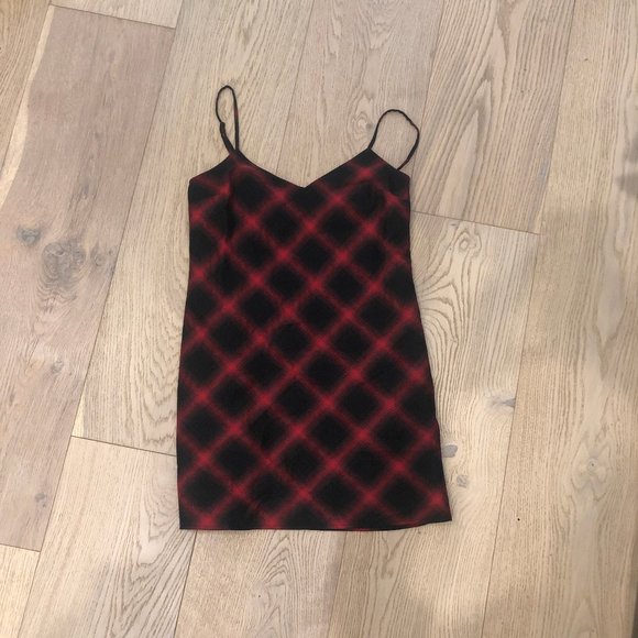 ADAPTATION "Bias Plaid Slip Dress" - Picture 4 of 5